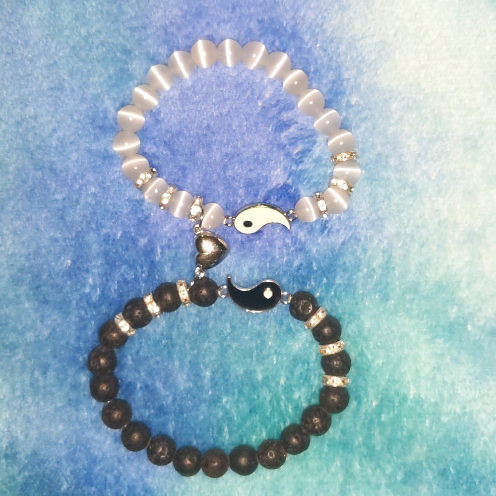⚪Matching Yin Yang bracelets